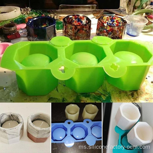Dapur ais acuan acuan dulang silikon cawan sejuk